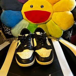 Nike SB Dunk Low Panda Black White Size 10.5 Skate Shoes